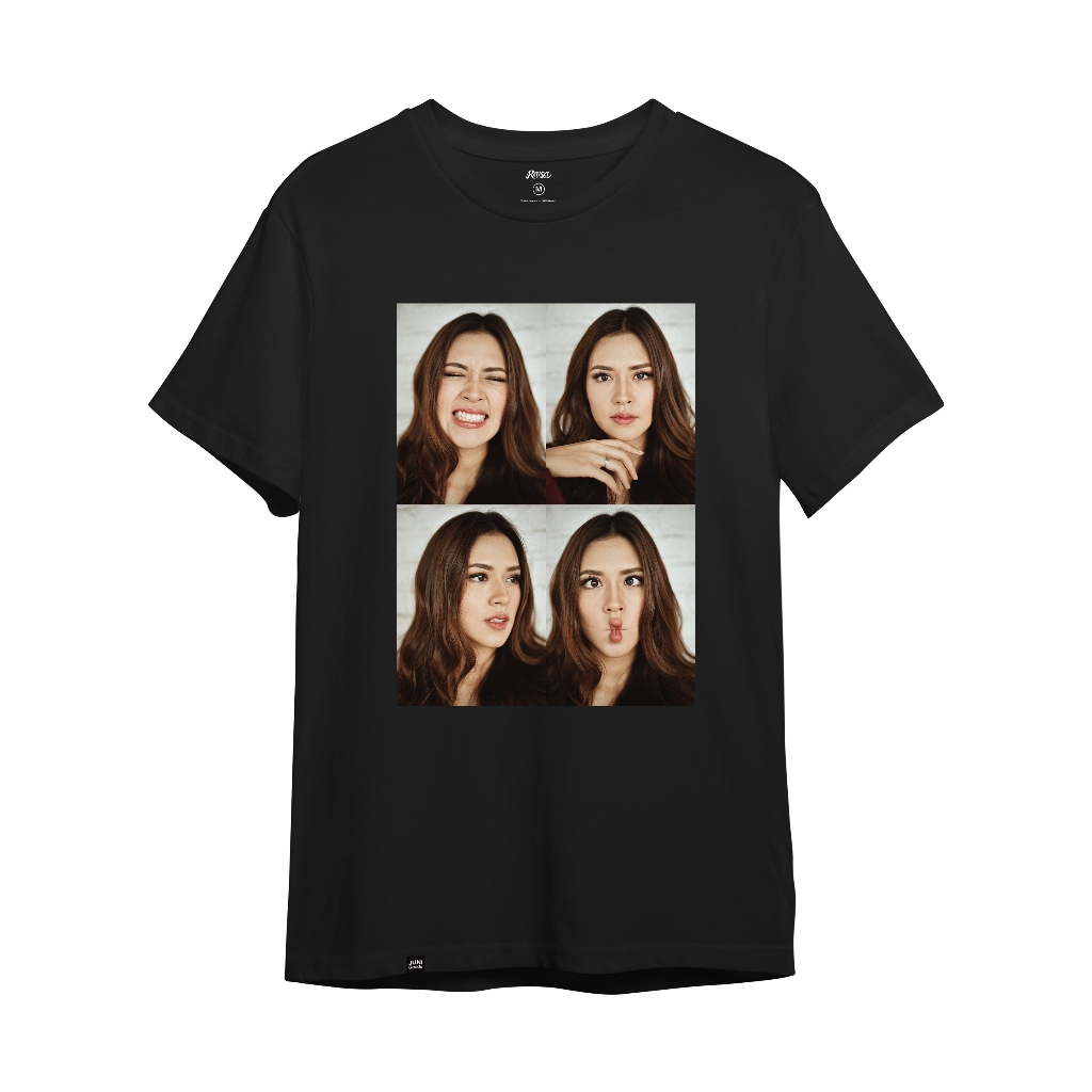 Jual T-Shirt Raisa Kolase Black | Shopee Indonesia