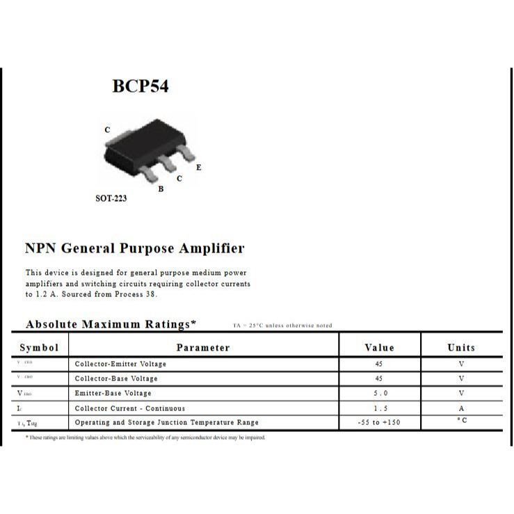 Jual Npn Transistor New Original Bcp Sot Transistor Smd Bcp Npn