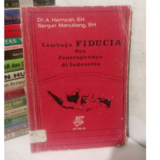 Jual Buku Lembaga Fidusia Dan Penerapannya Di Indonesia Karangan Andi