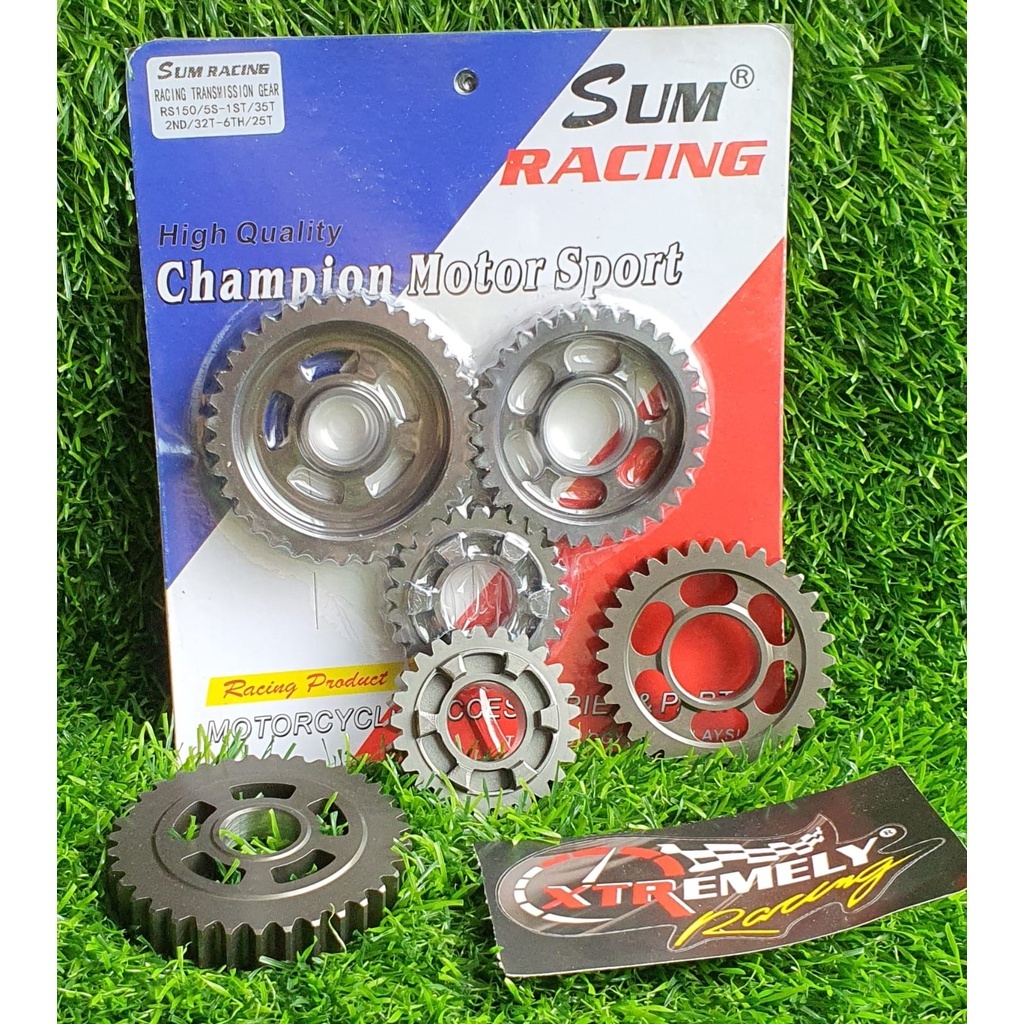 Jual GIGI RASIO GEAR BOX ENGINE HONDA SONIC 150R / SUPRA GTR SUM RACING ...