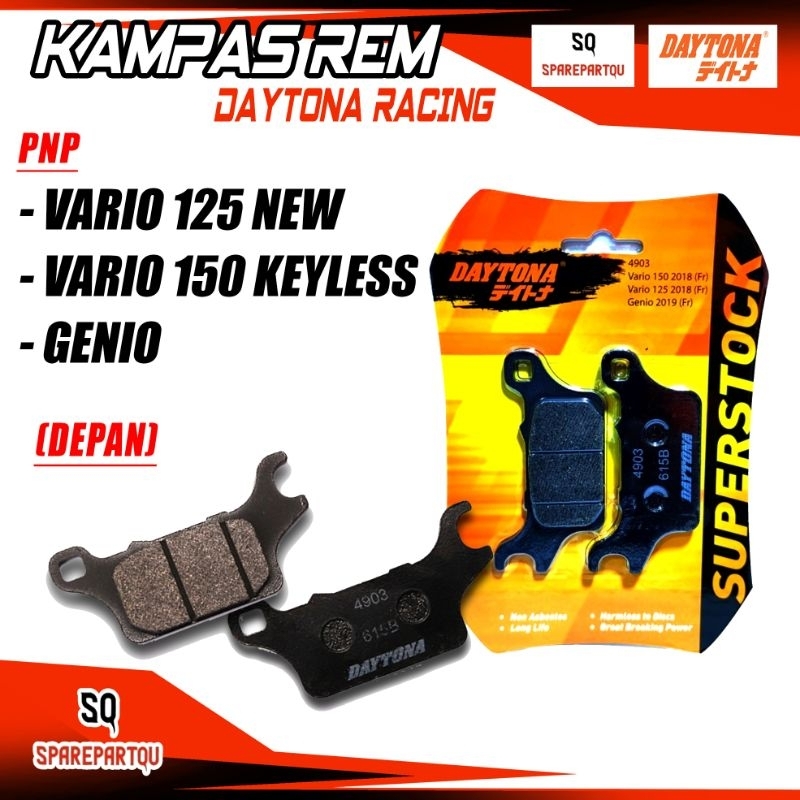 Jual Kampas Rem Depan Vario Vario Keyless Genio Daytona