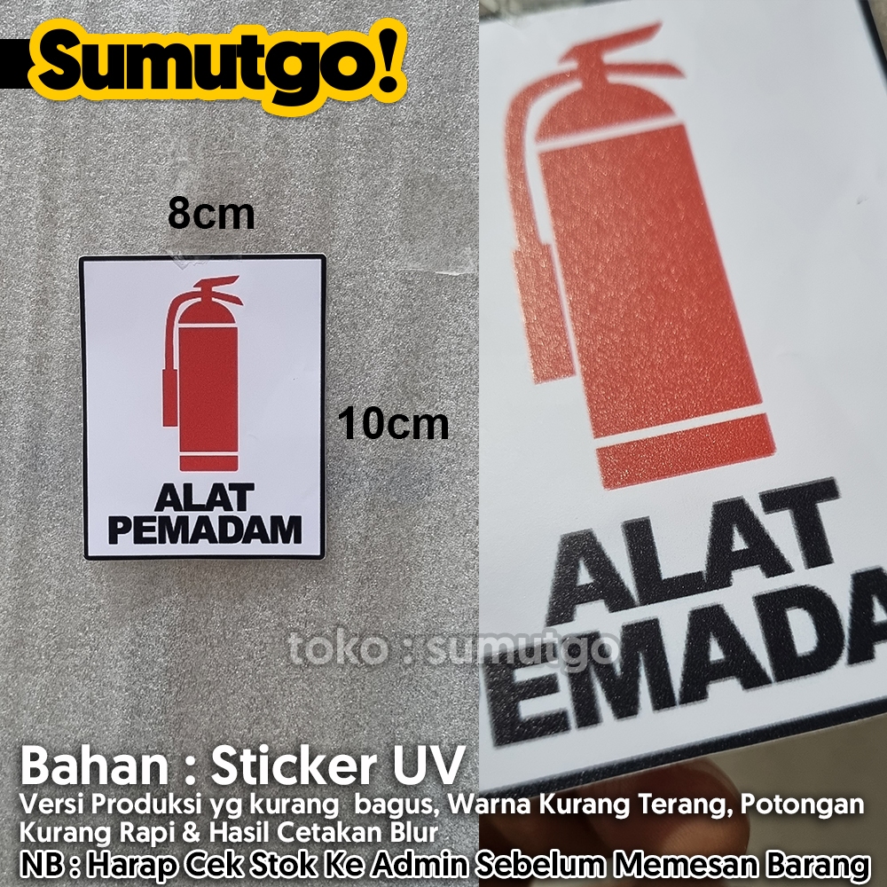 Jual [Promo Barang Reject] Stiker Lokasi Alat Pemadam Api Ringan APAR ...