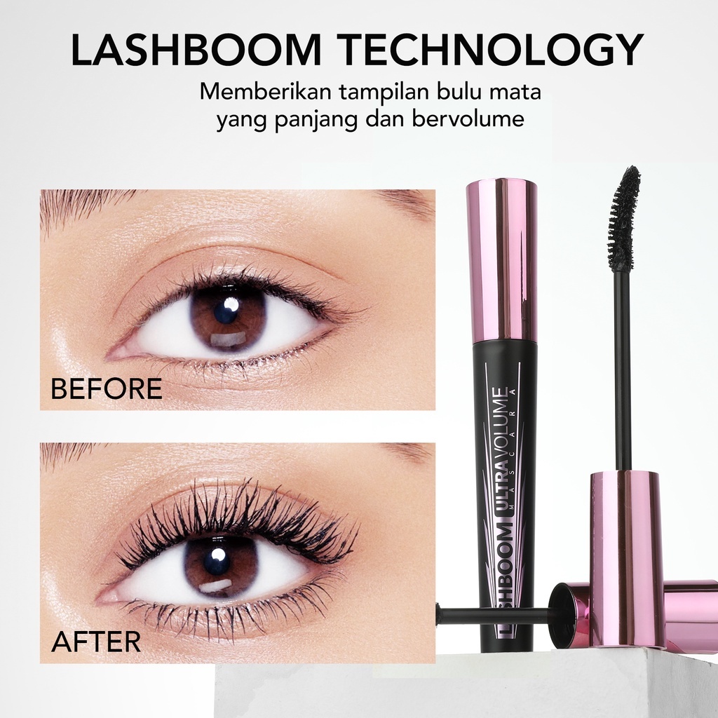 Jual YOU Lashboom Ultra Volume Mascara | Maskara Waterproof | Tahan 24 ...