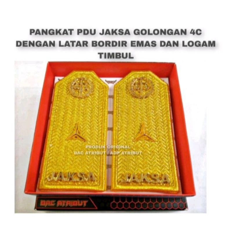 Jual pangkat PDU JAKSA gol 4c excellent mewah | Shopee Indonesia