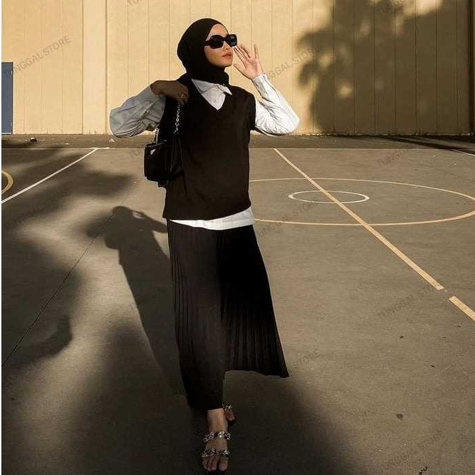 Jual Vest rompi wanita - rompi wanita - vest rajut korean style ...