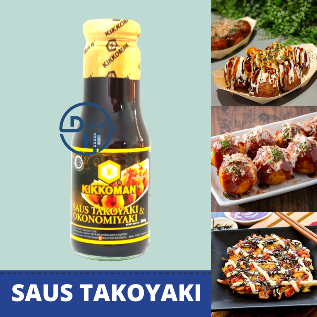 Jual Kikkoman Takoyaki Sauce 300 G Halal Saus Topping Takoyaki