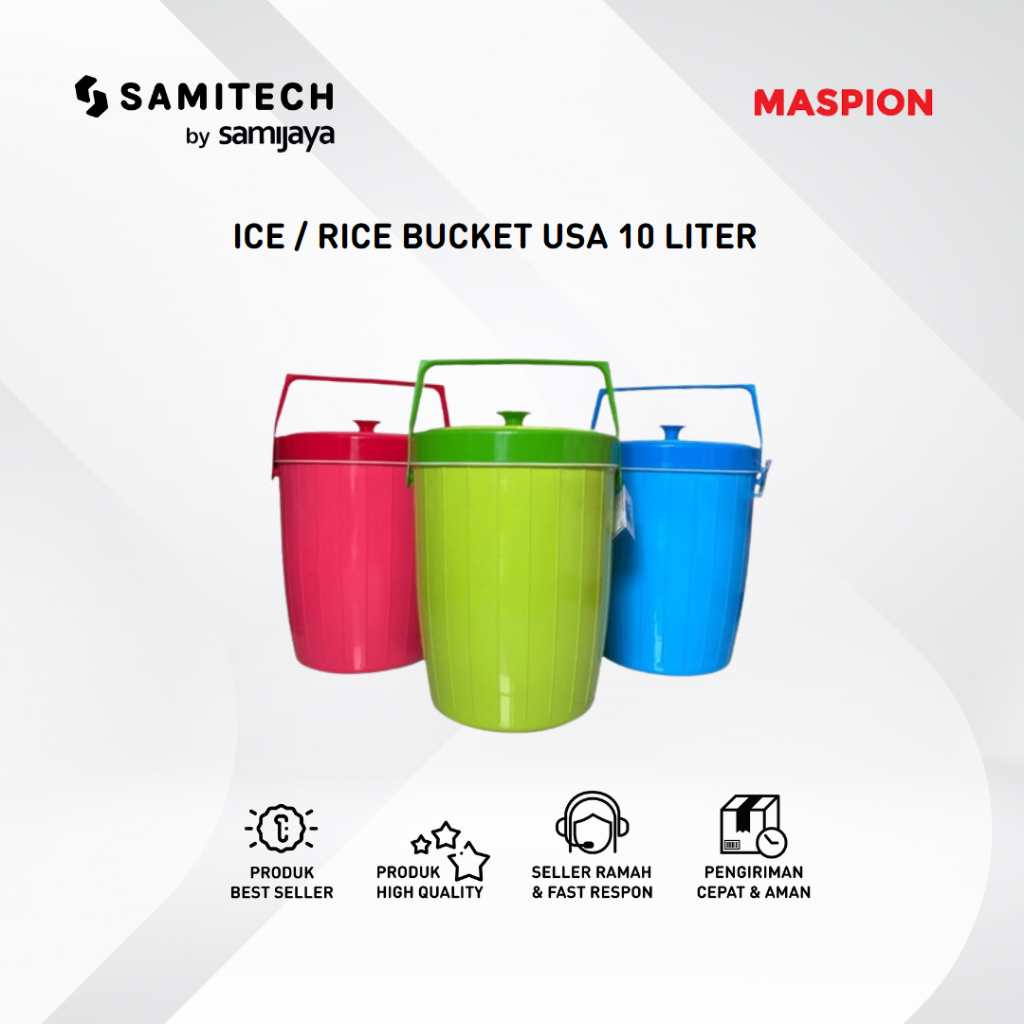 Jual RICE BUCKET MASPION USA 10 LITER - TERMOS NASI & ES | Shopee Indonesia