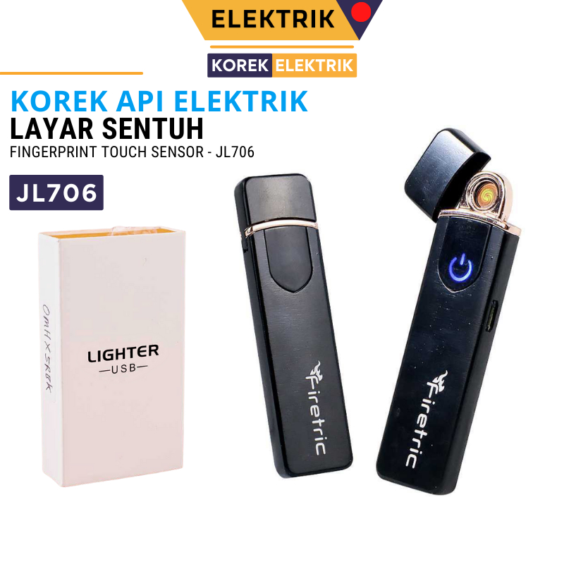 Jual Korek Api Elektrik Firetric Dengan Sensor Sidik Jari Shopee Indonesia