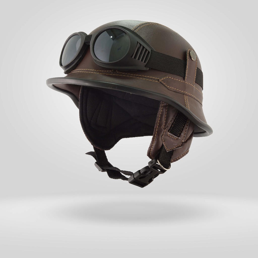 Jual HELM CLASSIC JADUL PRIA WANITA RETRO CLASSIC SNI WARNA COKLAT ...