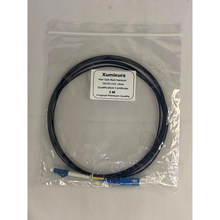 Jual PATHCORE LC To SC 2.0mm 1.5M dan 3M Hitam XUMIKURA & ECONOMIS ...