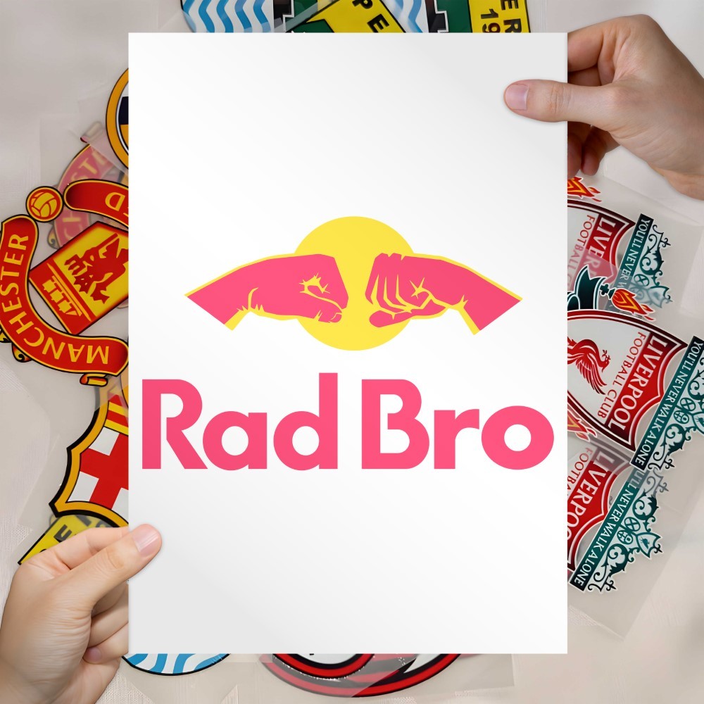 Jual Sablon Print DTF Digital Logo Parodi Red Bull Rad Bro Siap Setrika ...