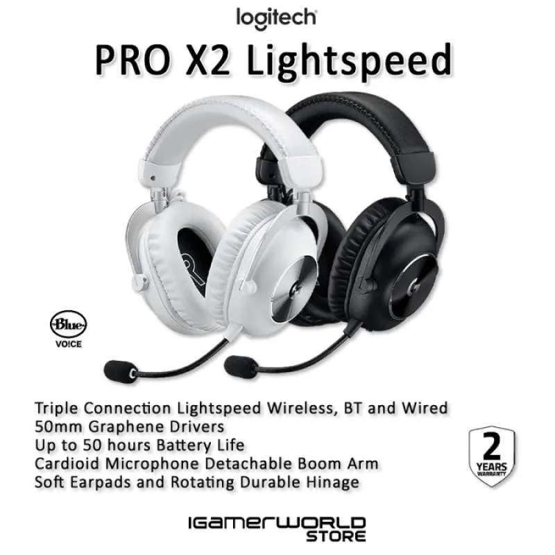 Jual Logitech G PRO X 2 LIGHTSPEED Headset Gaming Wireless Bluetooth