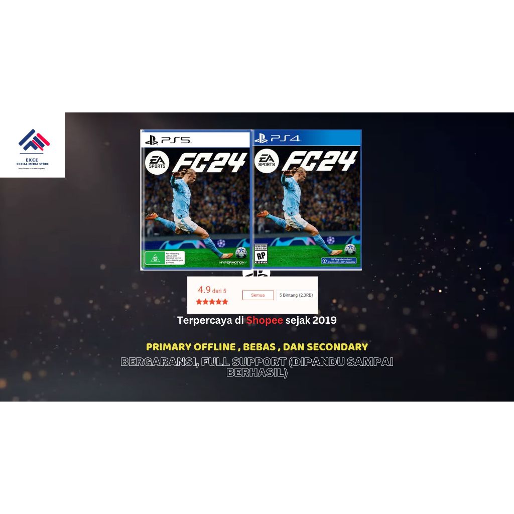 Jual EA Sports FC 24 PS5 PS4 Original Digital Sharing Permanen | Shopee ...