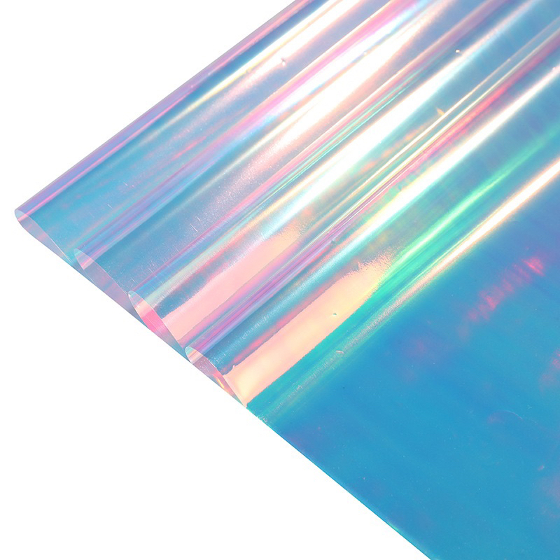 Jual (5lembar) HOLOGRAM CELLOPHANE WRAPPING PAPER / PLASTIK HOLOGRAPHIC