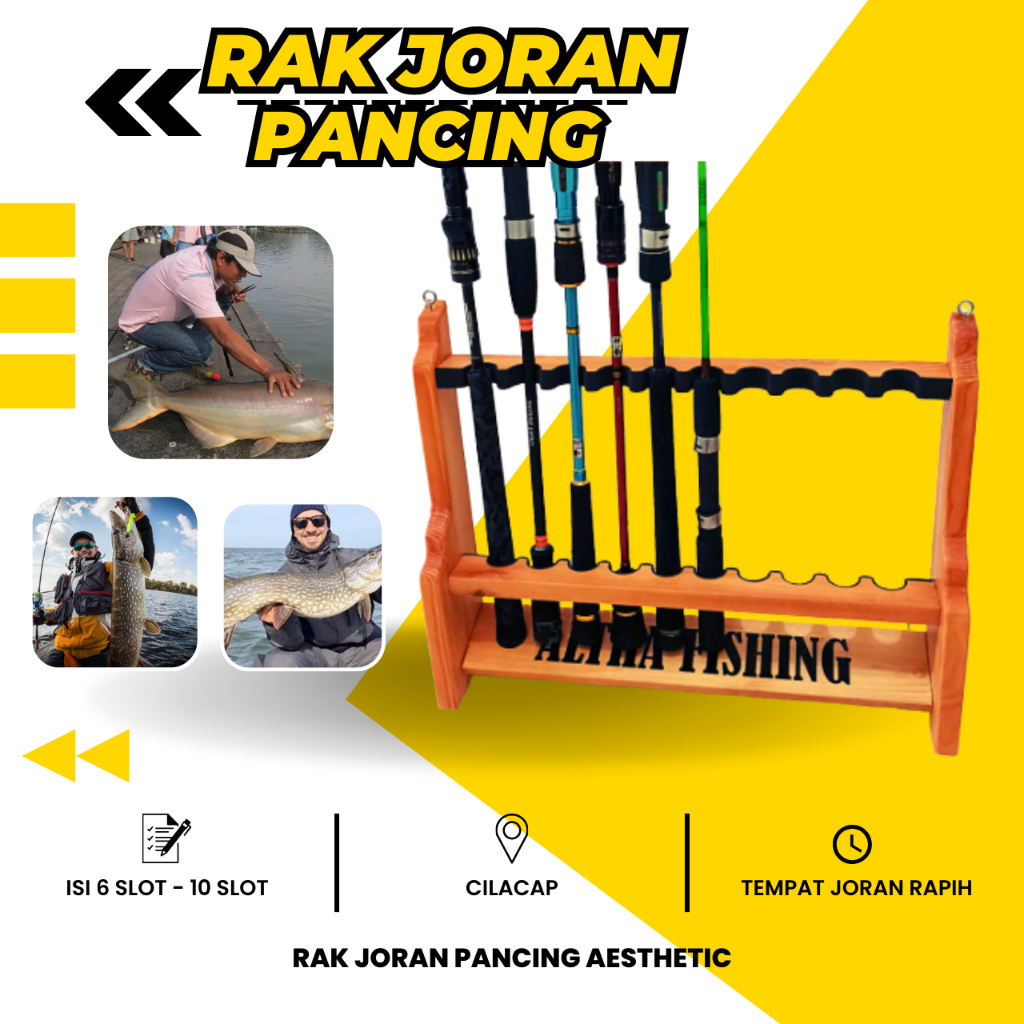 Jual RAK JORAN PANCING DAIDO MAGURO PORTABLE RAK PANCING / ROD RACK ...