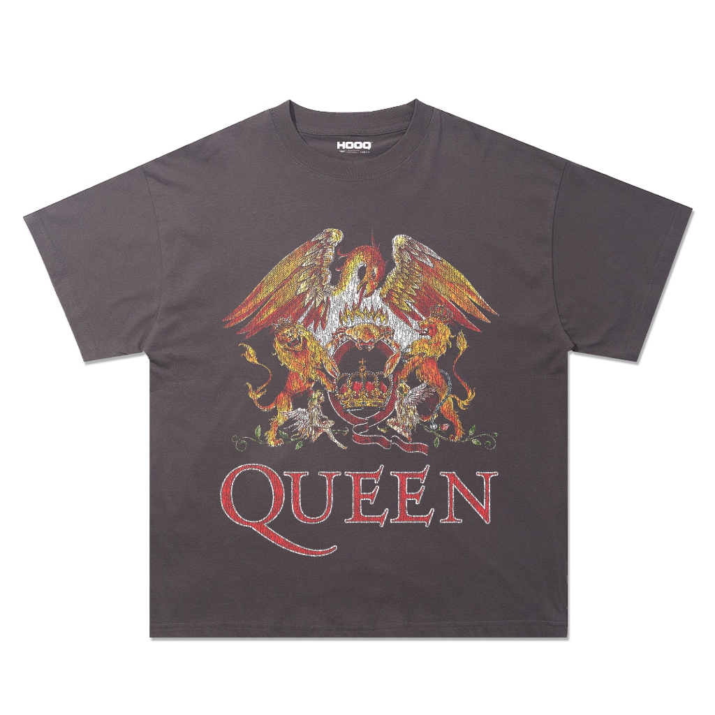 Jual Kaos Band Queen Oversize Vintage Crack 90's Queen Band T