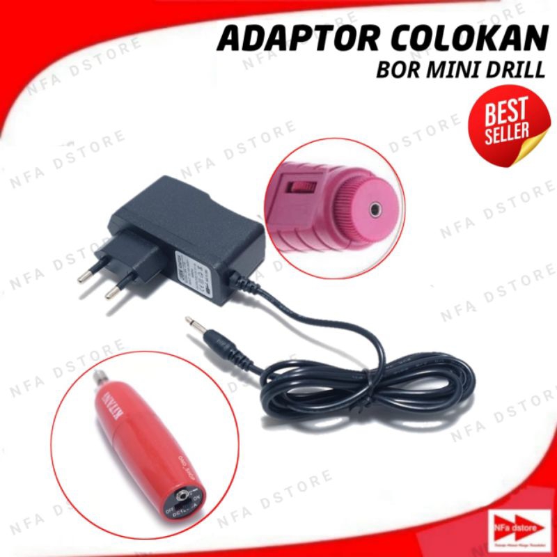 Jual Adaptor Colokan Listrik Gerinda Mini Bor | Shopee Indonesia