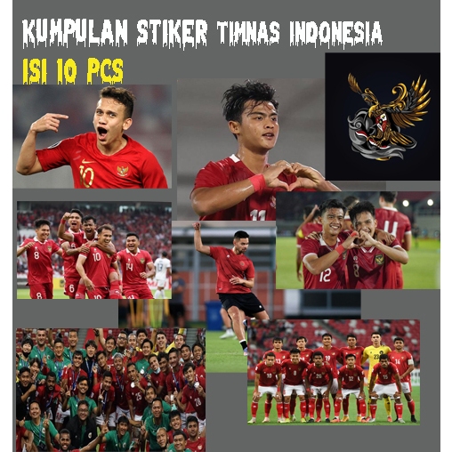 Jual 1 Paket Stiker Pemain Timnas Indonesia And Shin Tae Young Isi 10 Pcs