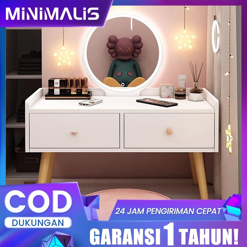 Jual Minimalis Cermin aesthetic /Meja rias/Meja rias minimalis /Meja ...