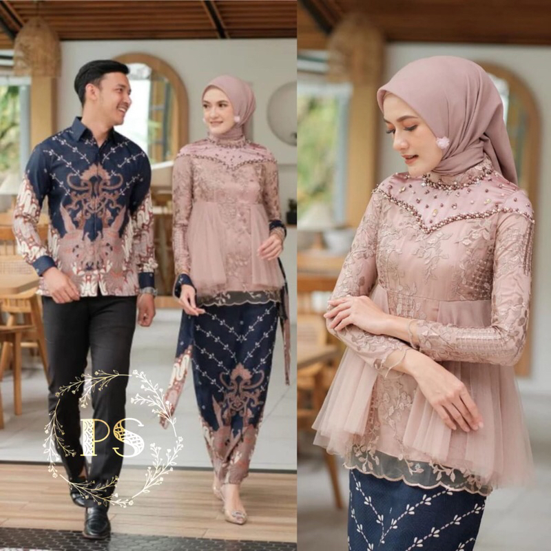Jual NEW COUPLE KEBAYA BATIK MODERN/COUPLE KEBAYA TUNANGAN DAN