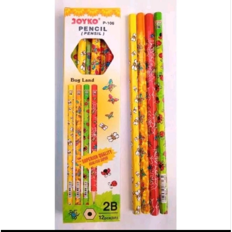 Jual Pensil Joyko B P Per Pack Shopee Indonesia