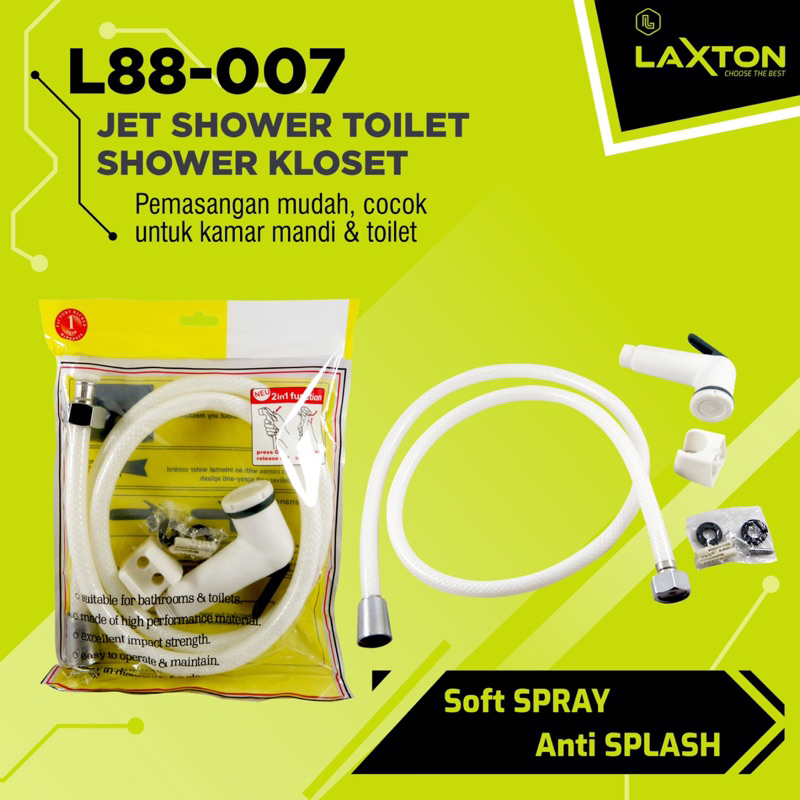 Jual Laxton L88 007 Jet Shower Kloset Kamar Mandi Semprotan Toilet Duduk Cebokan Murah Laris 7855