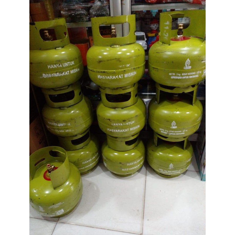 Jual Tabung Gas 3kg Gas Melon Hijau Isi Full Batam Shopee Indonesia 