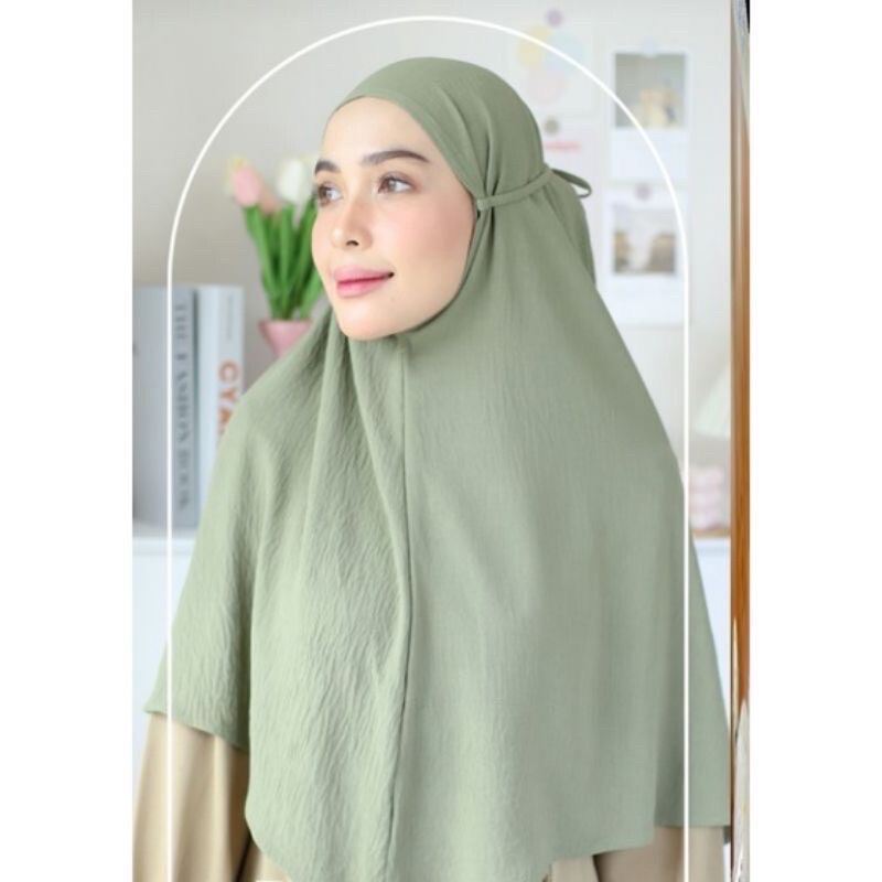 Jual Jilbab Instan Bergo Maryam Crinkle Airflow Premium Hijab Crinkle