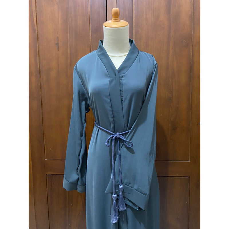 Jual abaya fursan polos FREE BELT TASEL abaya daily abaya fursan Shopee Indonesia