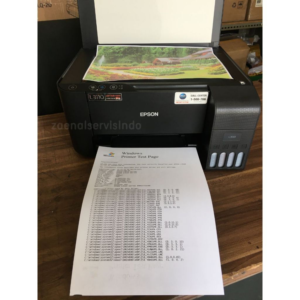 Jual Printer epson L3110 print scan copy A4 second bergaransi / grab ...