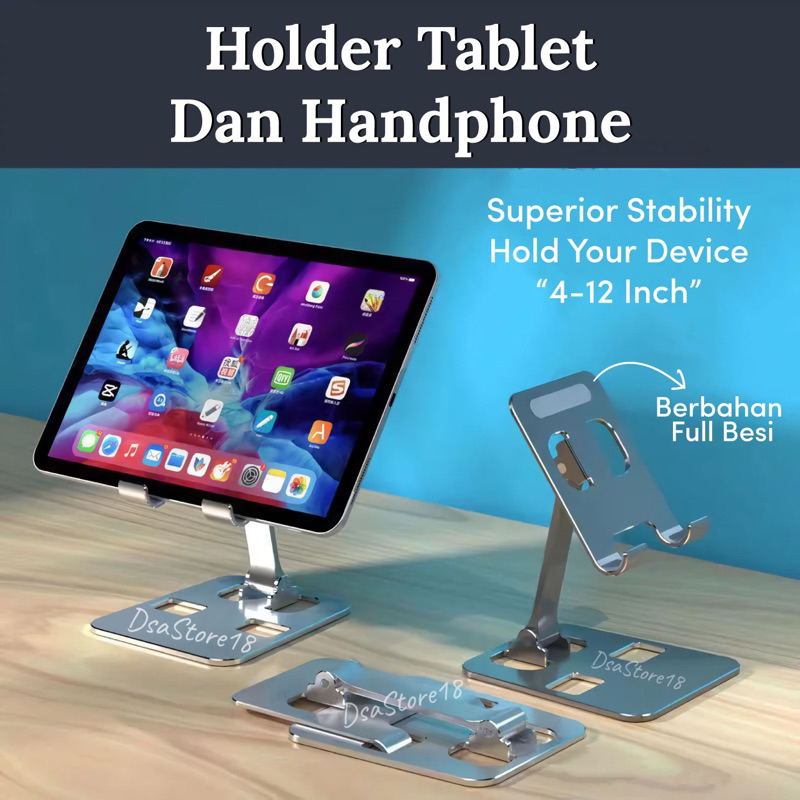 Jual New Holder Hp | Phone Holder Stand | Holder Tablet Bahan FULL ...