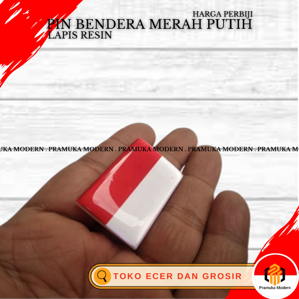 Jual Pin bendera merah putih lapis resin Bagus | Shopee Indonesia