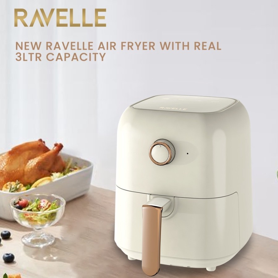 Jual PROMO!! AIR FRYER Ravelle Air Fryer 3LITER RAF 300 - Alat Goreng