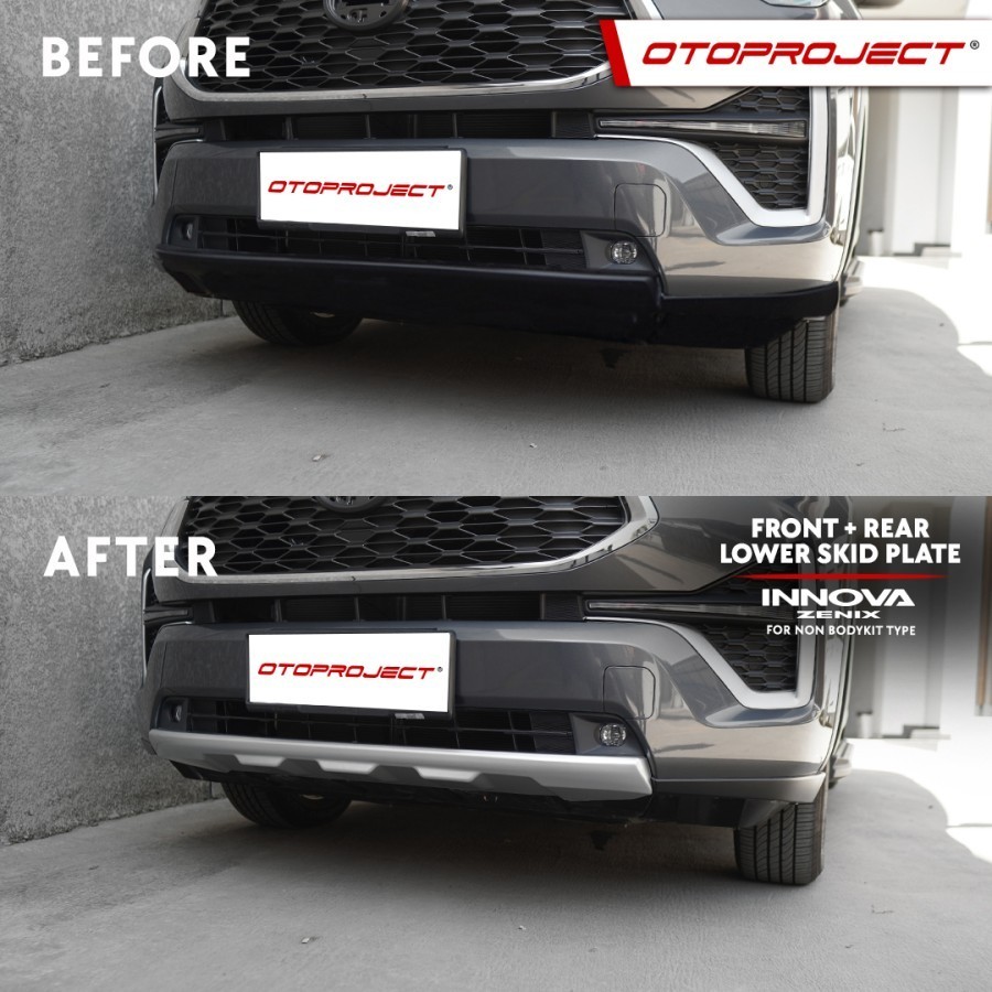 Jual Front + Rear Skid Plate Bumper Innova Zenix 2022 2023 2024 ...