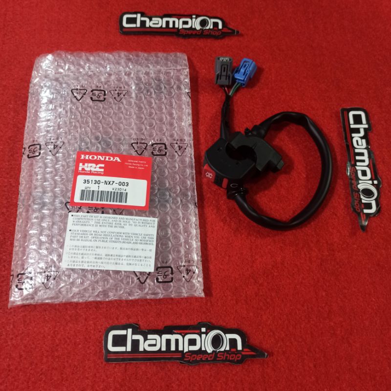 Jual Saklar Switch On Off Engine Cut Off HRC NX7 Original Japan