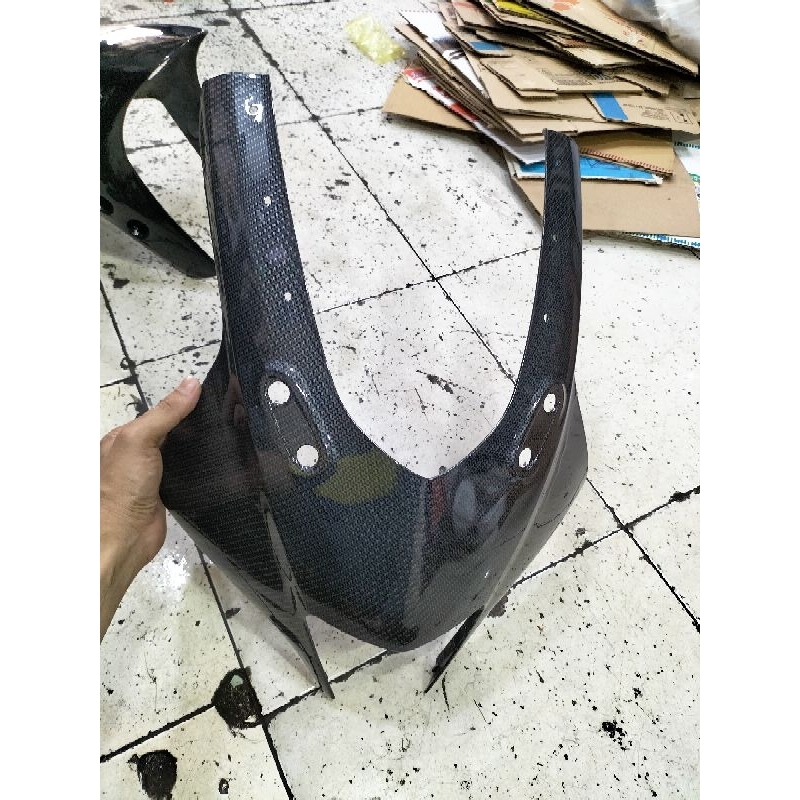 Jual Body Cowling Tameng Depan Yamaha R V R M Original Carbon Clup Shopee Indonesia