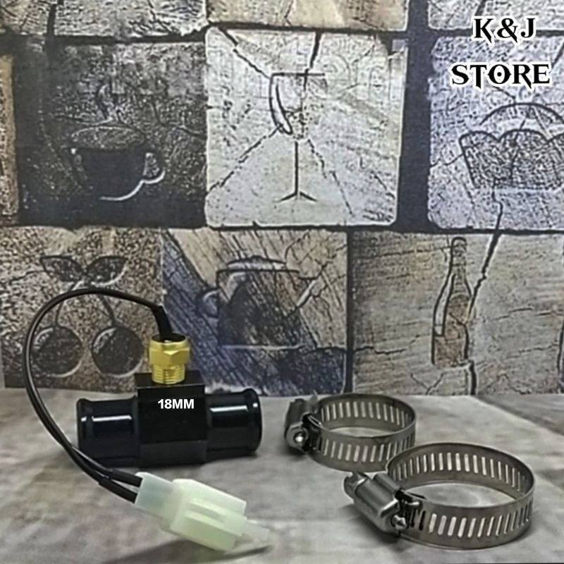 Jual Set Adapter KOSO + Switch Sensor Temperatur Radiator Motor Digital ...