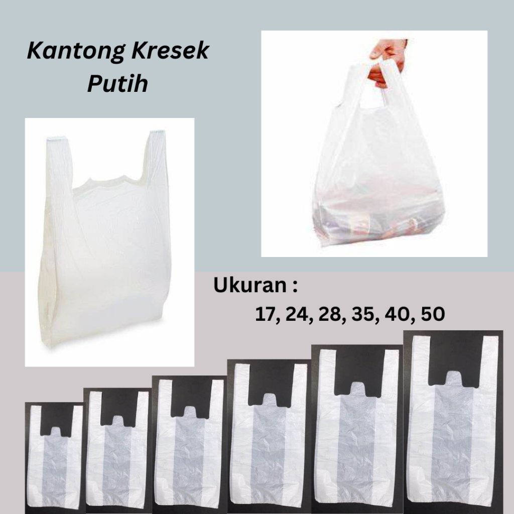 Jual Hd Putih Kantong Kresek Putih Susu Plastik Putih Susu Uk Kantong