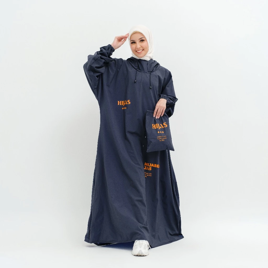 Jas Hujan Gamis Wanita Muslimah