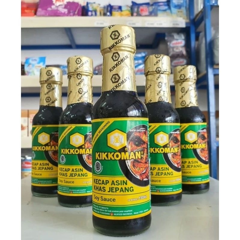 Jual Kikkoman Soy Sauce 150ml/Kecap Asin Khas Jepang/Kikkoman Kecap ...