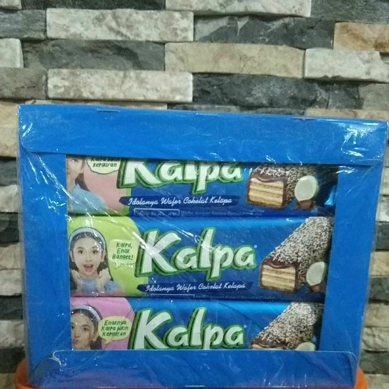 Jual Kalpa Wafer Cokelat Kelapa 1 Box Isi 12 Shopee Indonesia