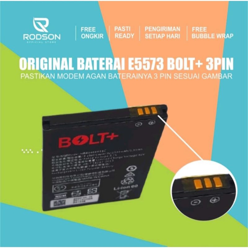 Jual Batrai For WIFI 4G MIFI Bolt+ E5573C Modem 4G Lte BOLT plus mifi