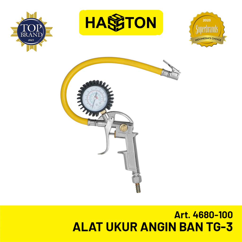 Jual Hasston Alat Ukur Angin Ban Inflator Tg Tire Gauge