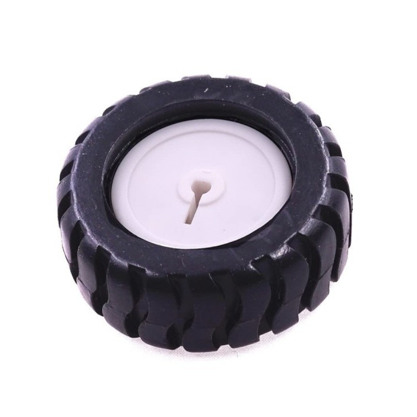 Jual Roda Motor N20 44mm x 19mm Rubber Wheel Ban Smart Car robot N20 ...