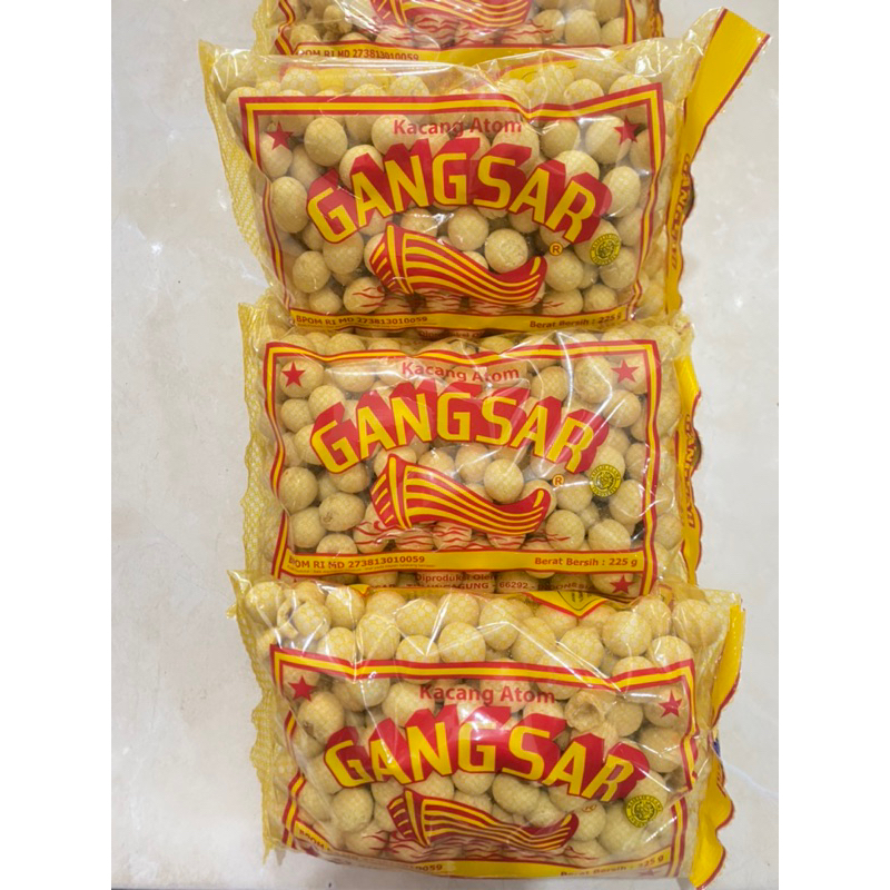 Jual Kacang atom Gangsar 210g (1 Paket Isi 2) | Shopee Indonesia