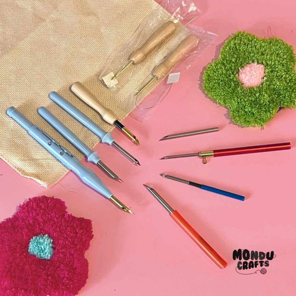 Jual Punch Needle Embroidery Pen dan Threader Alat Bordir Tusuk