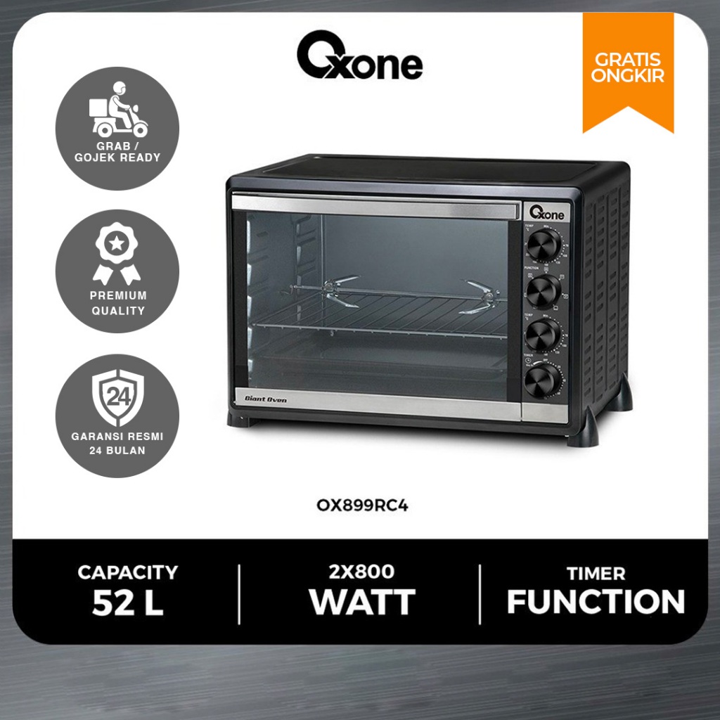 Jual OXONE OX899RC4 Giant Oven 3in1 Series 1600 Watt | Shopee Indonesia