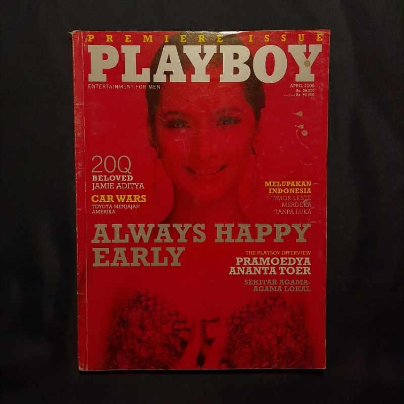 Jual MAJALAH PLAYBOY INDONESIA EDISI PERDANA - APRIL 2006 | Shopee