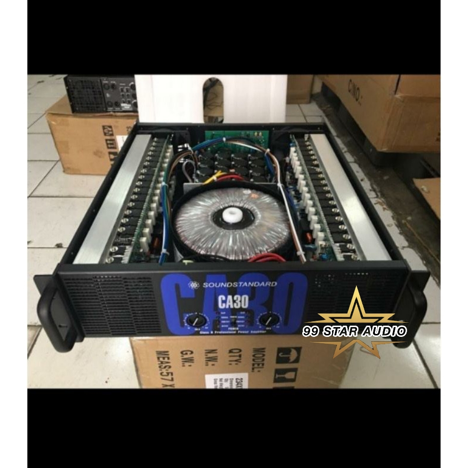 Jual POWER AMPLIFIER CA30 / CA 30 SOUNDSTANDARD BODY PANJANG | Shopee ...