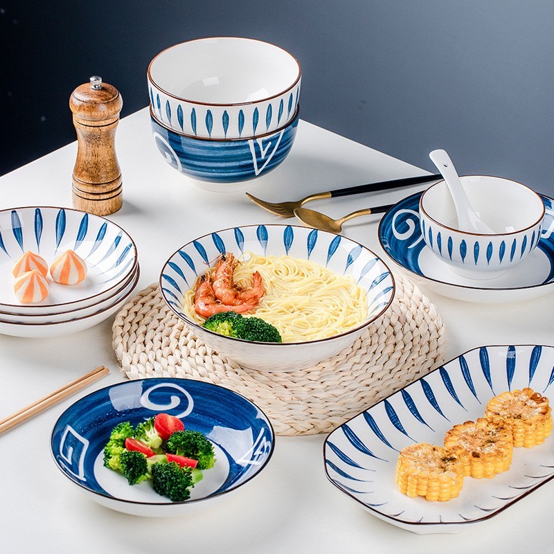 Jual Mangkok Saji Mangkuk Ramen Jepang Mangkok Baso Keramik Japanese ...